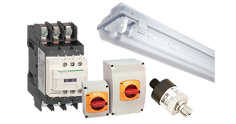 Electrical Lighting and fuses and switches