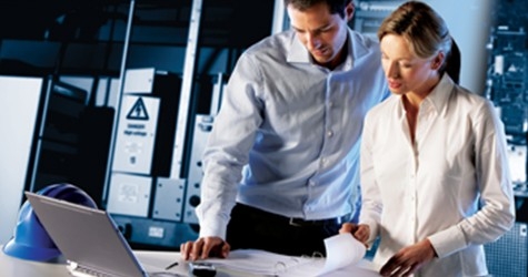 Storeroom Services man-woman-laptop