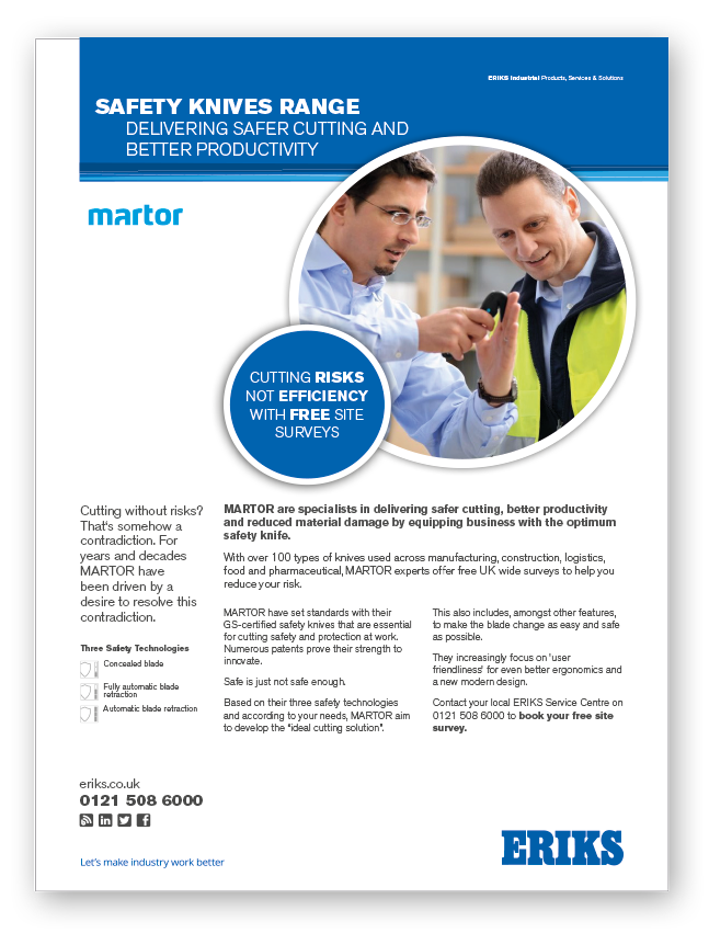 martor safety knives flyer