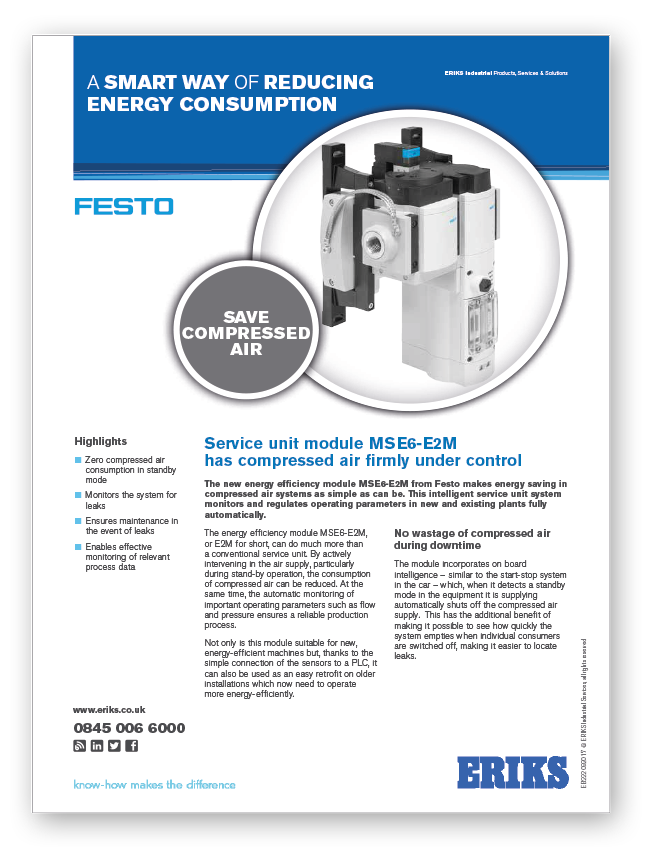 festo energy efficiency module flyer