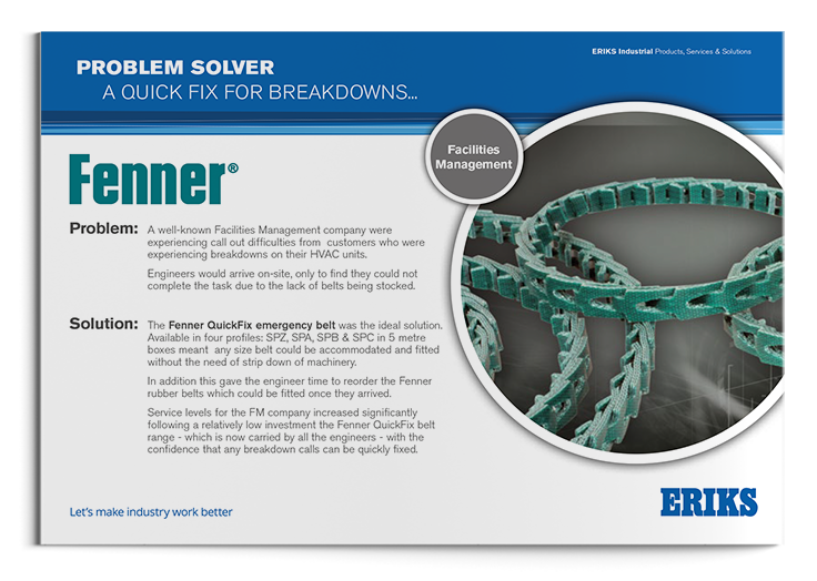 fenner quickfix emergency belt