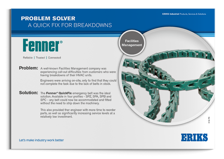 fenner quickfix emergency belt