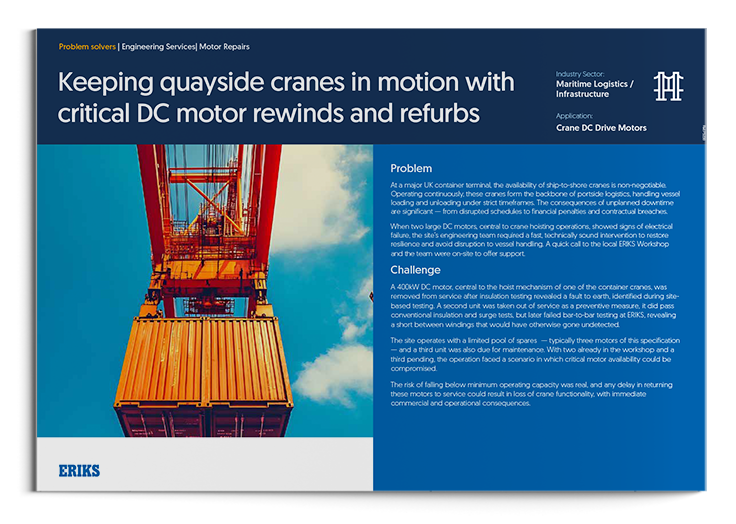 DC Motor Repair and Refurb