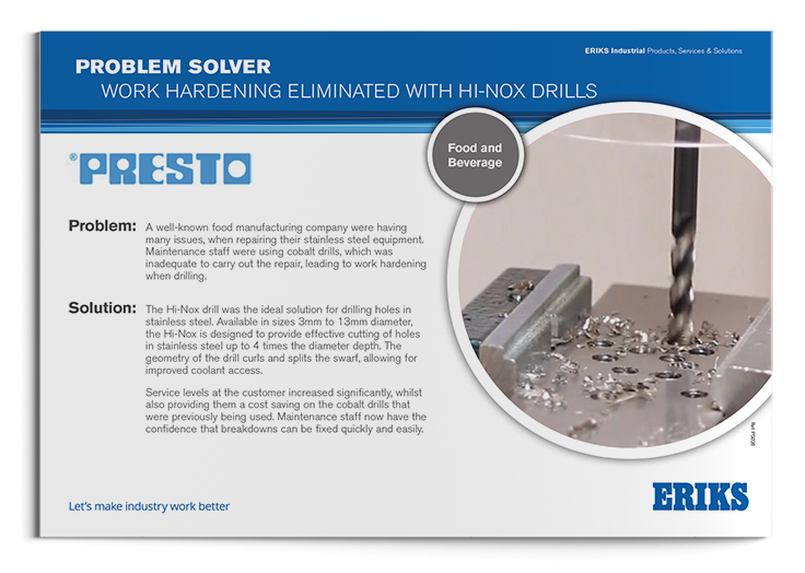 Presto Hi-Nox Drills