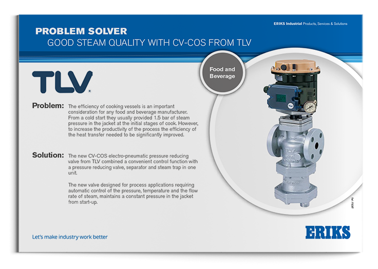 TLV CV-COS Pressure reducing valve