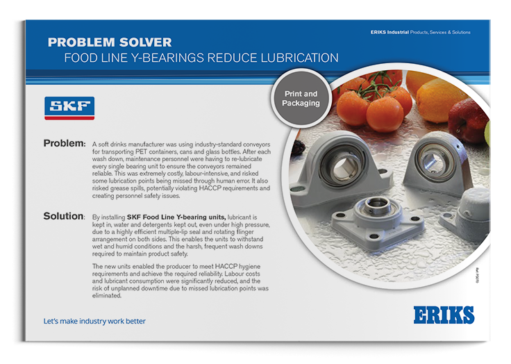 SKF Food Line Bearings