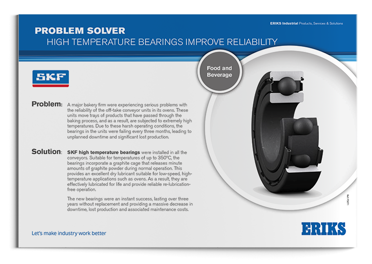 SKF High Temperature Bearings