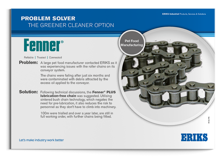 Fenner Lubrication Free Chain