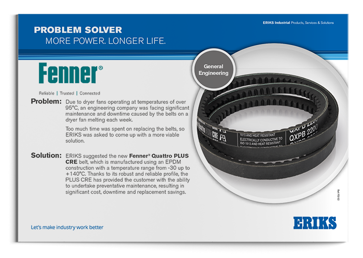 Fenner Quattro Plus CRE Belt