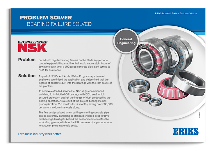 NSK Moulded Oil Bearings