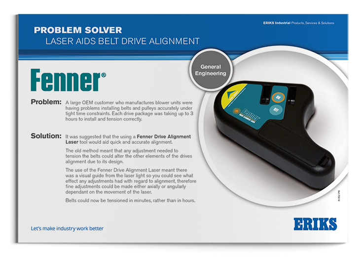 Fenner Laser Alignment