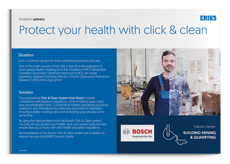 Bosch Click and Clean System