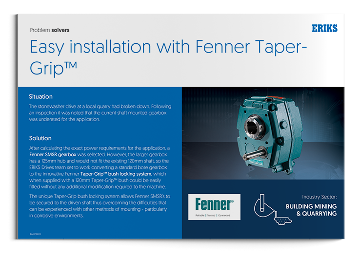 Fenner SMSR Gearbox