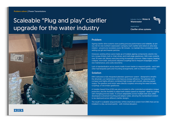 Clarifier upgrade for water industry