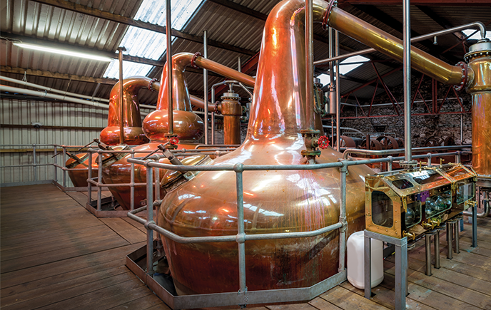 whisky distillery vat room