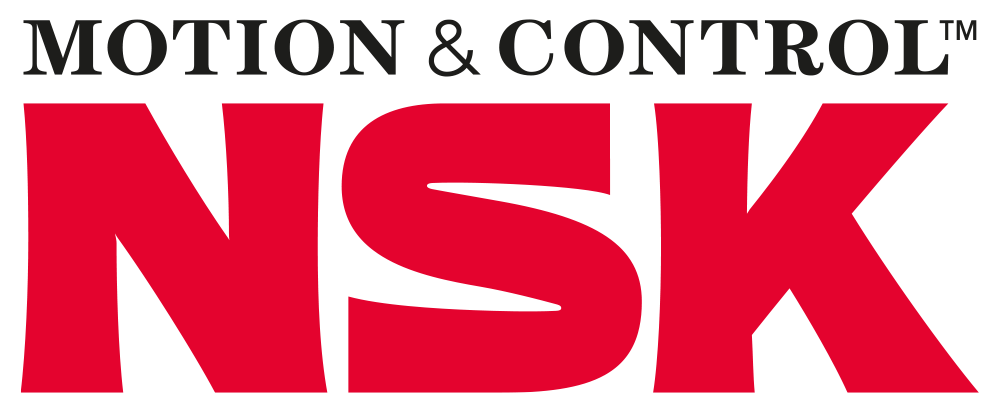 NSK logo: motion and control