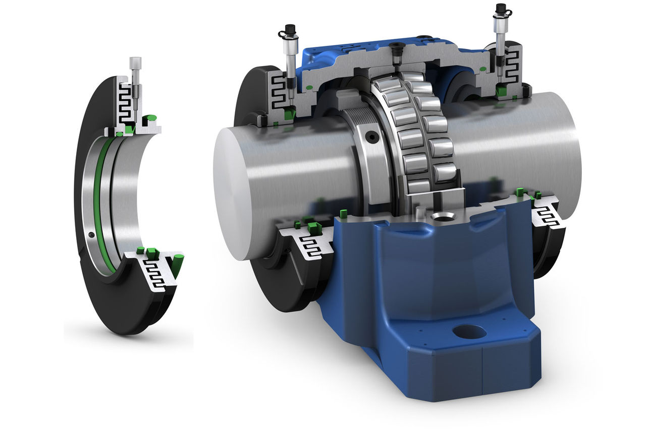 Cut out view of SKF's Three-Barrier Solution