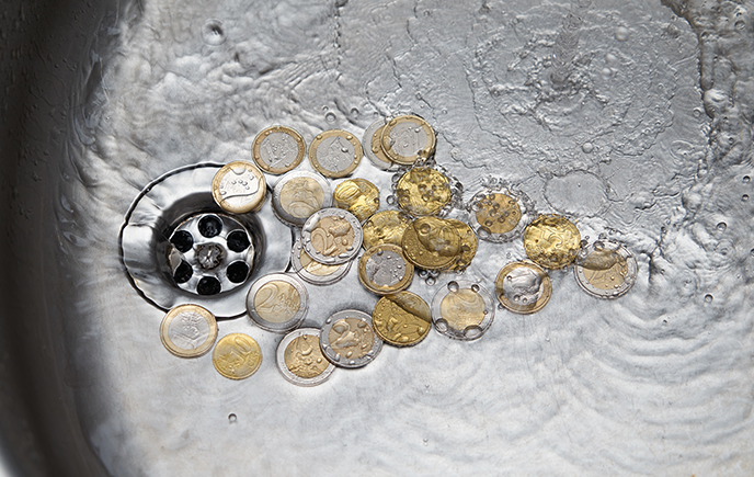 coins-washed-down-plughole