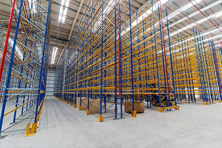 Oldbury FCE warehouse vertical storage
