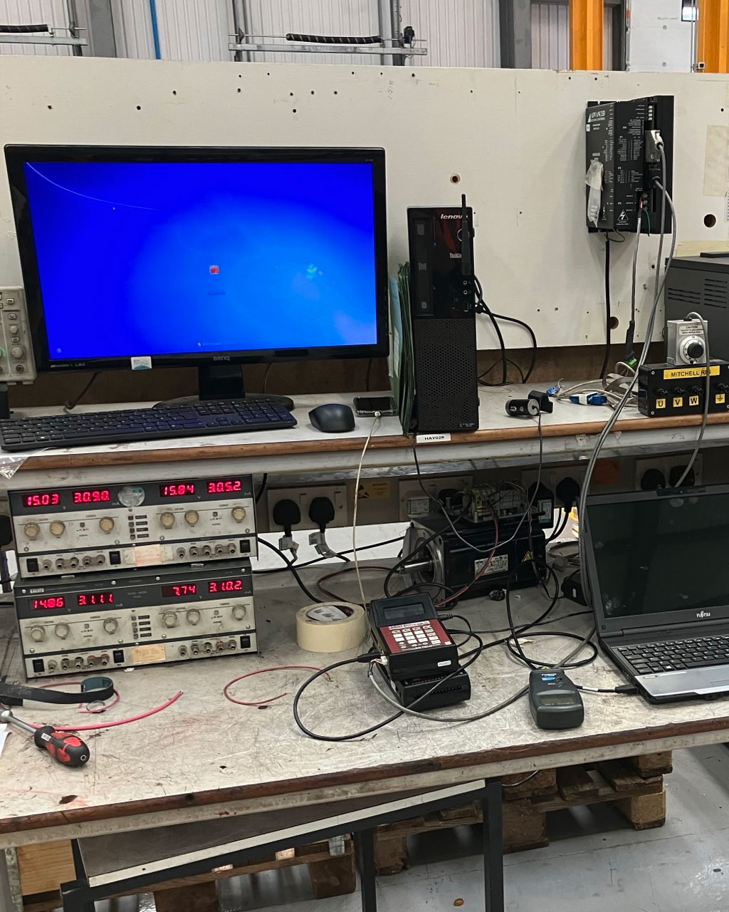 Servo motor engineering equipment