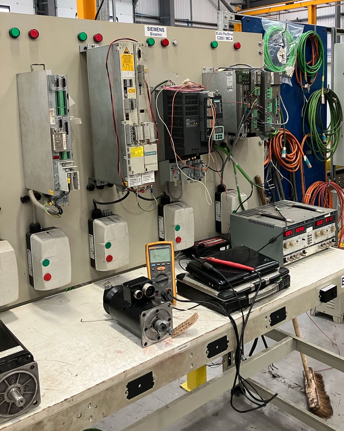 Servo motor engineering equipment
