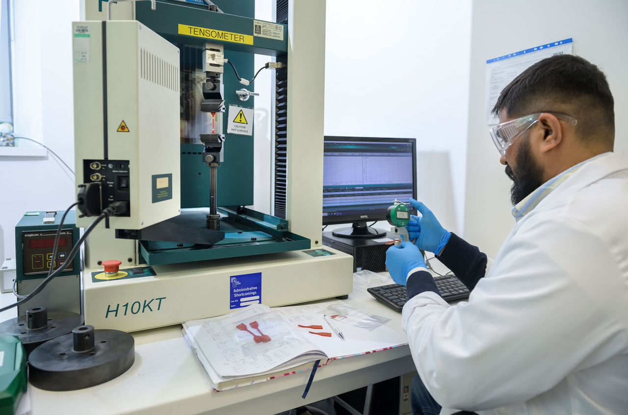 ERIKS Warrington materials testing