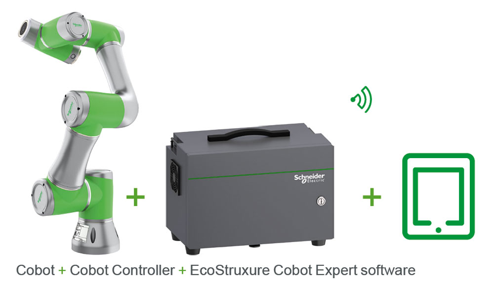 BPX Cobot + Cobot Controller + EcoStruxure Cobot Expert software