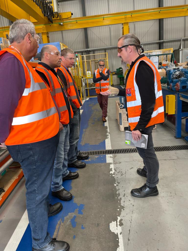 Customer's Spares Planner and 2x Mechanical Engineers visting ERIKS Workshop (Pensnett)