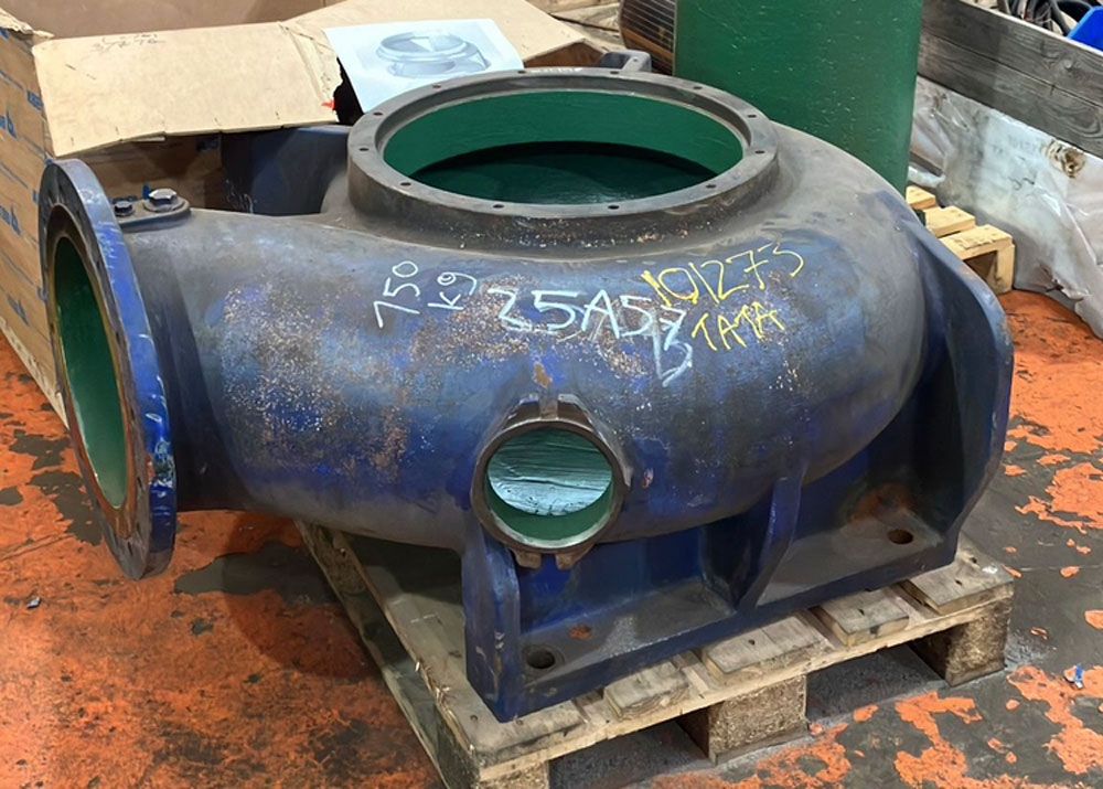Taking Control of Leaking Valves with Spira-trol™ Dirty water return pump before undergoing overhaul