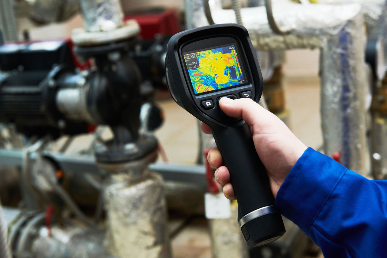 Trapped losses. Released savings. thermal imaging inspection of water pump equipment