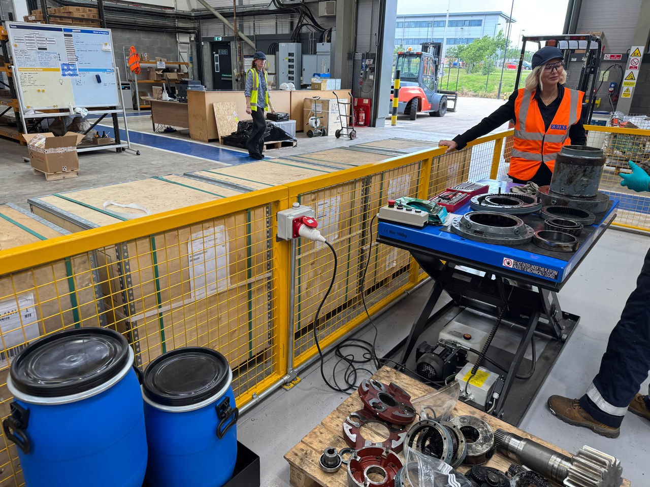 Yaw Gearbox Cell at ERIKS Centre of Excellence for Renewables in Aberdeen